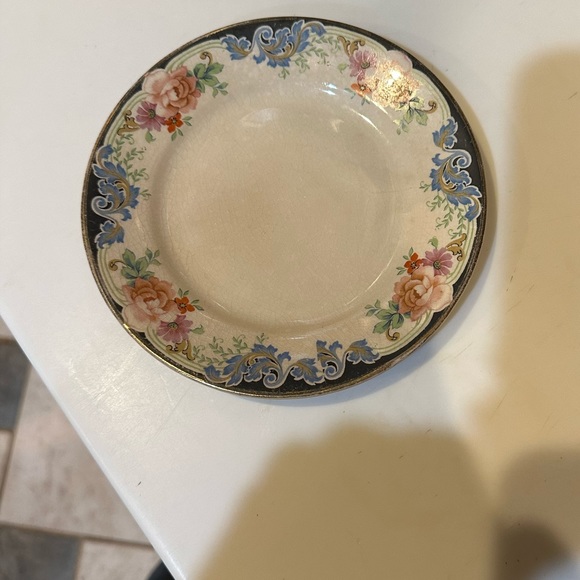 VTG ANTIQ RARE SALEM CHINA C 5-V 23 BREAD SOAP TRINKET DECOR PLATE DISH OLD GIFT - Picture 4 of 4